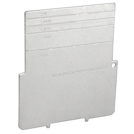 Southwire Device Ring, Galvanized Steel, Square Box Type LVP42